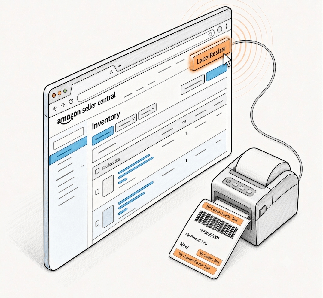 Browser extension Insert and Append buttons for populating label text fields