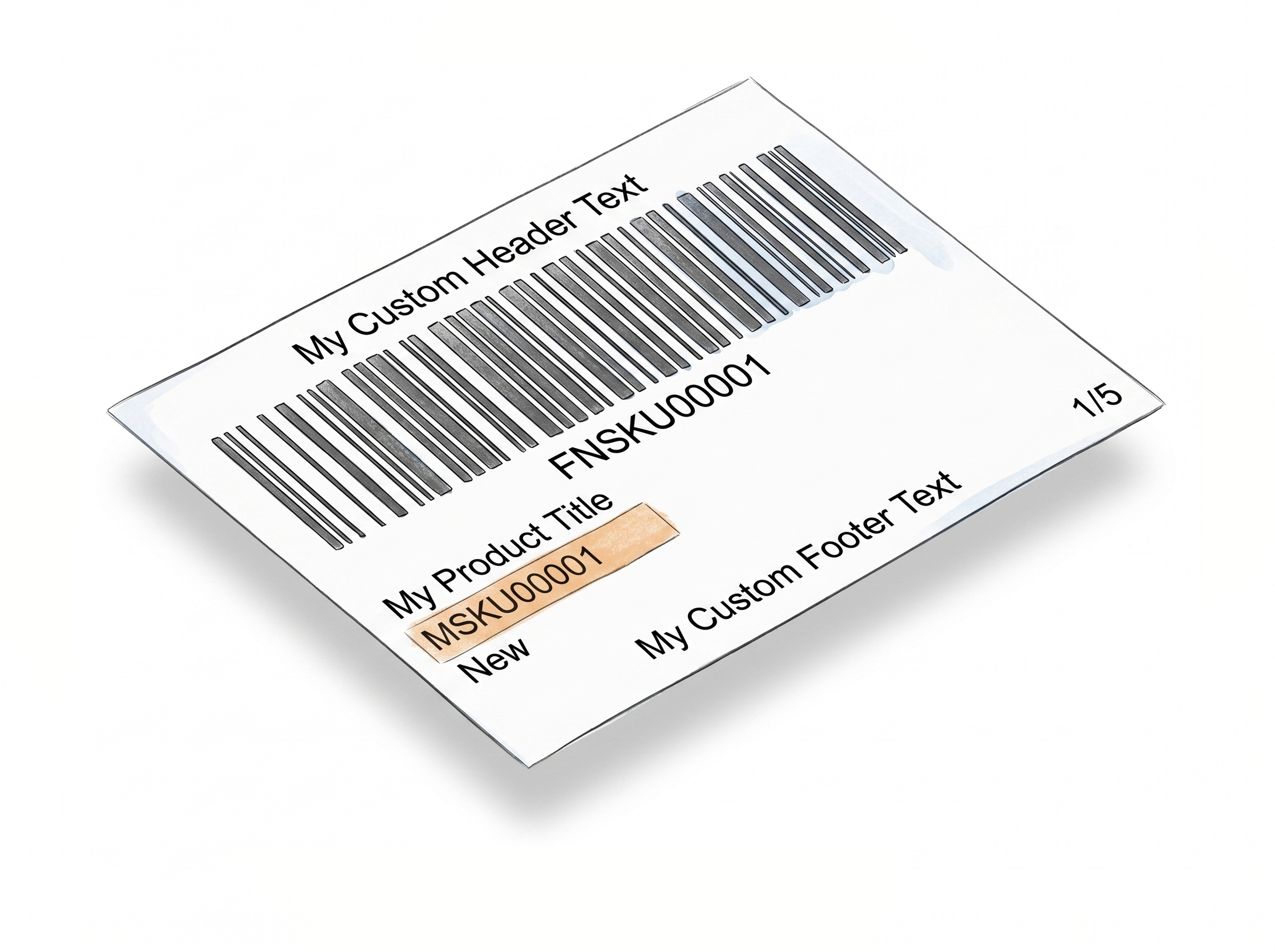 Merchant SKU on Labels