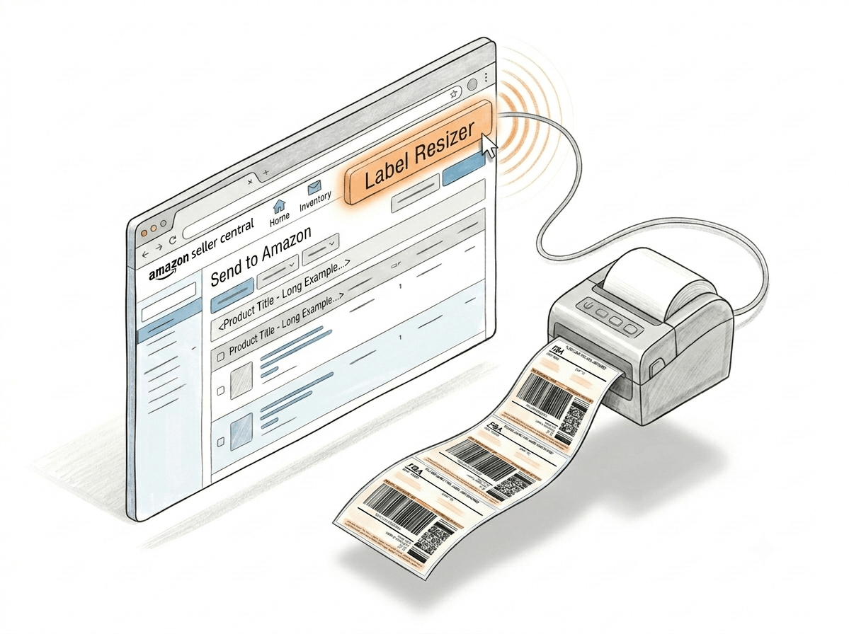Better warehouse organization with product titles on box labels