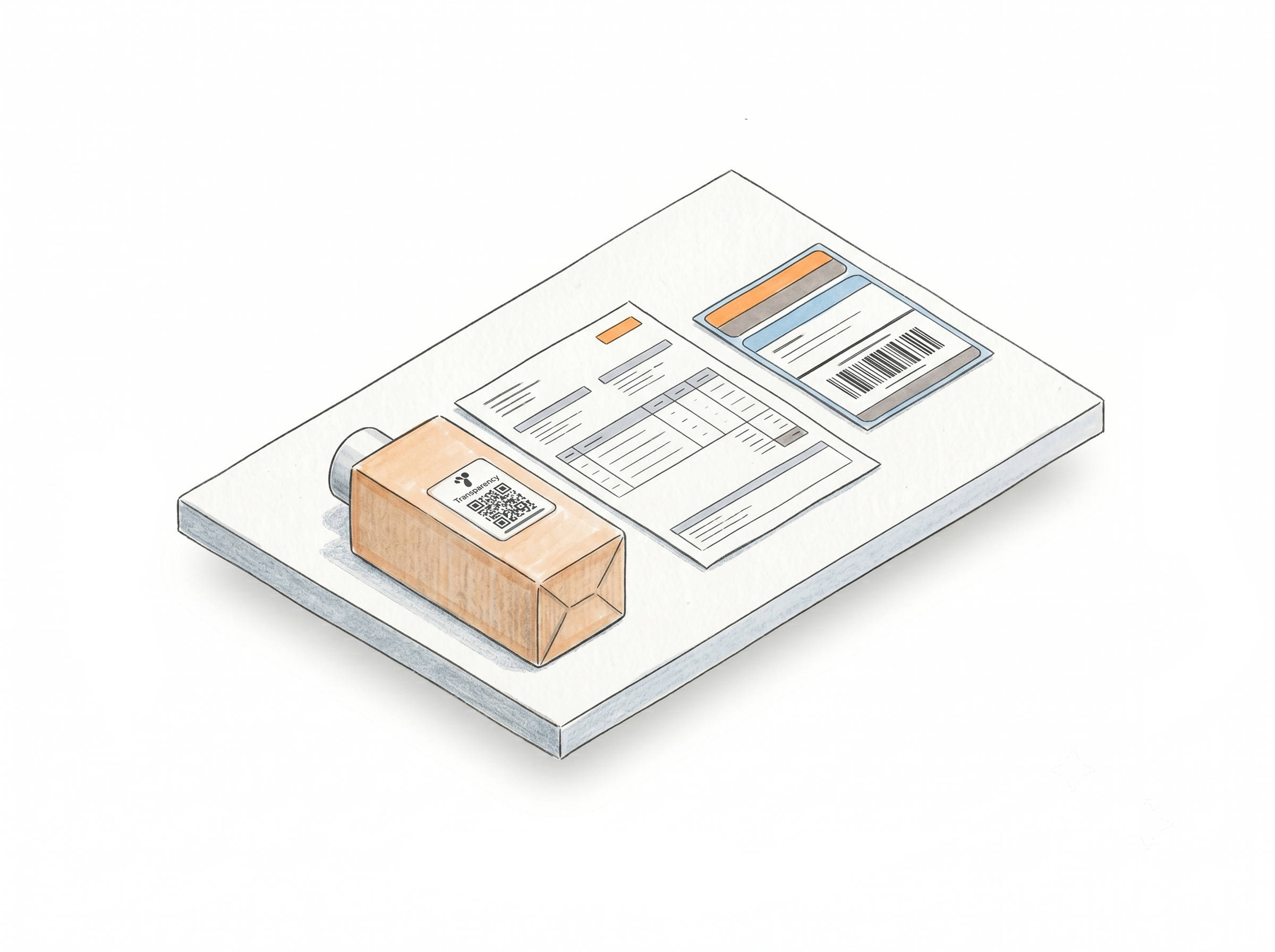 Transparency labels, warning labels and packing slips for Amazon FBA