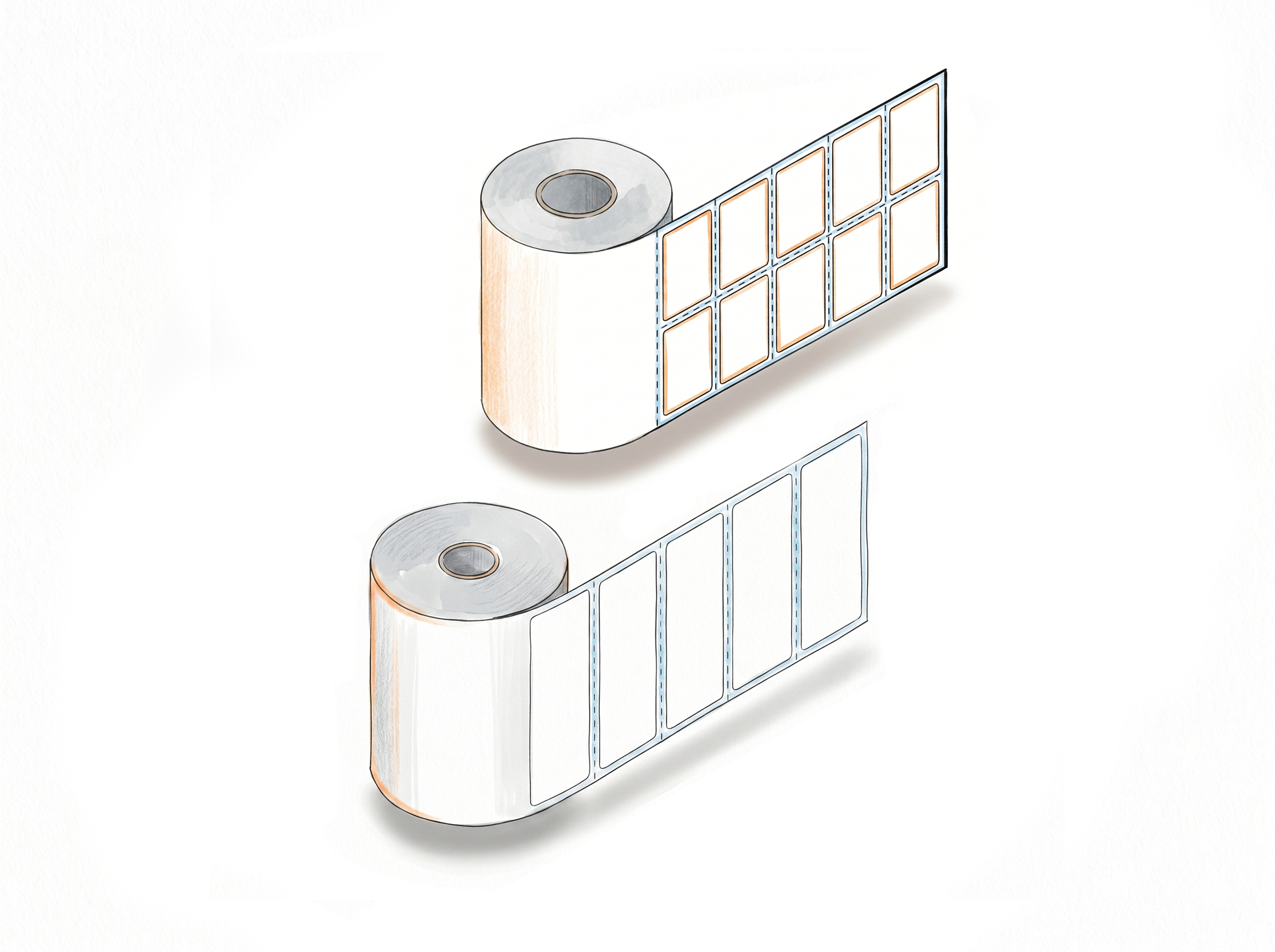 Thermal label size settings in LabelResizer