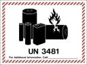 Lithium Battery Label UN3091