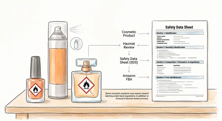 Amazon FBA labeling hazamat labels for products