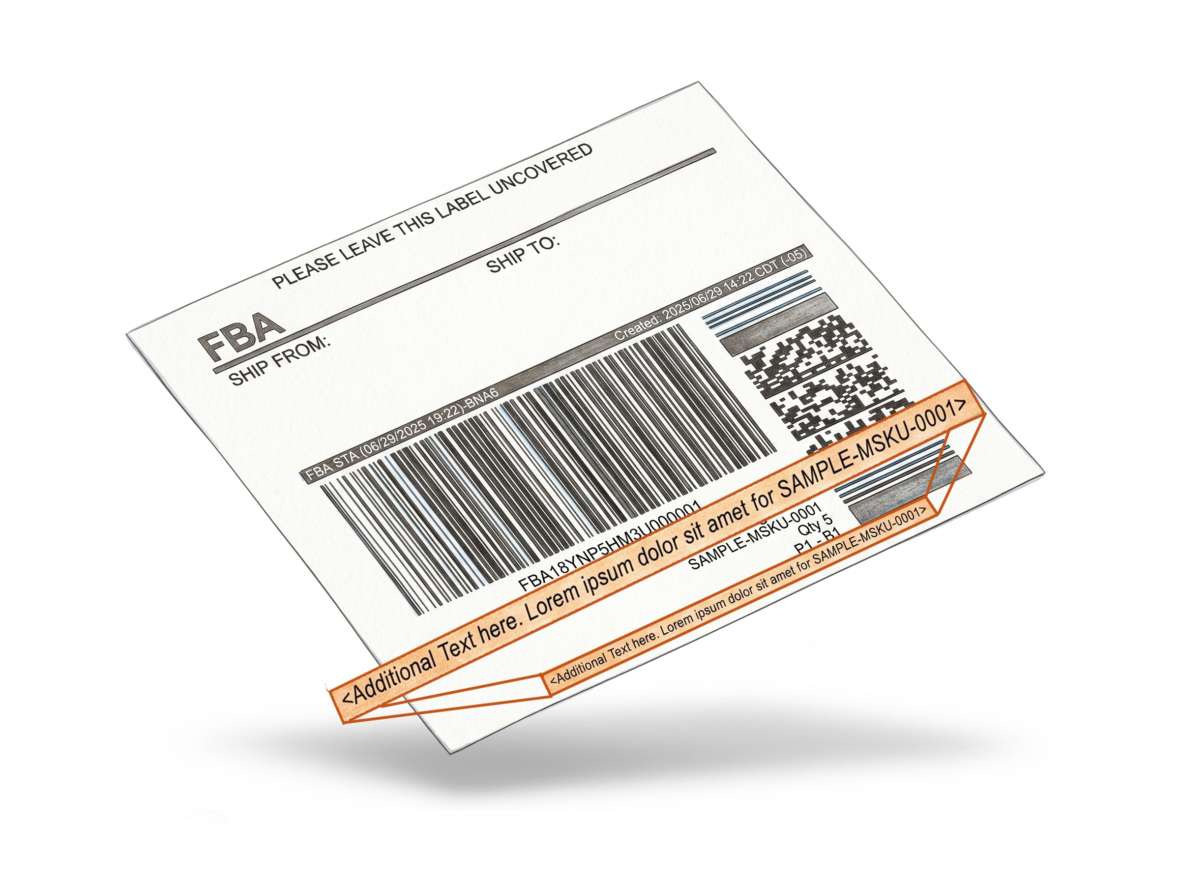 Free Text on Box Labels