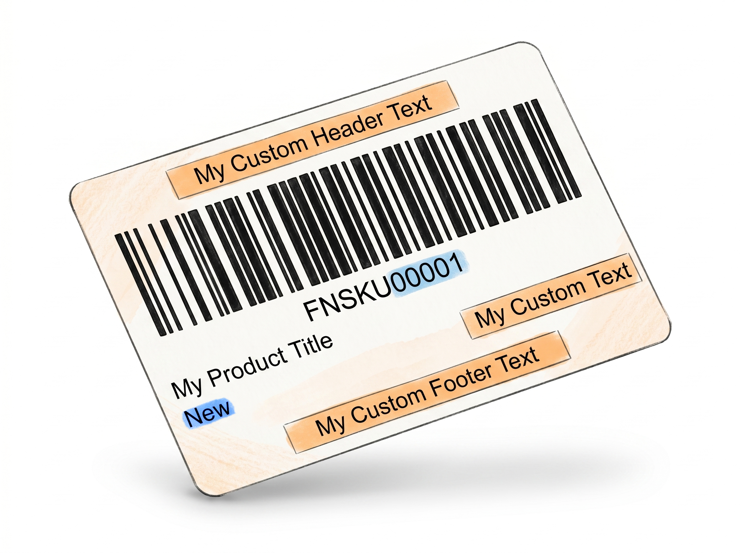 Free Text on Labels