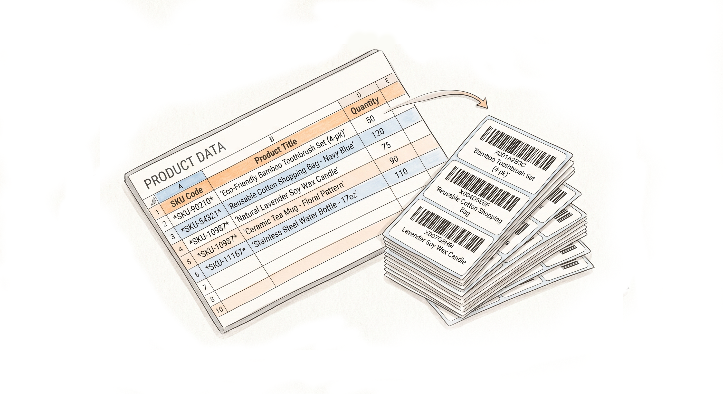 Generate Labels via Spreadsheet