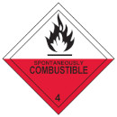 Hazmat Class 4 Label