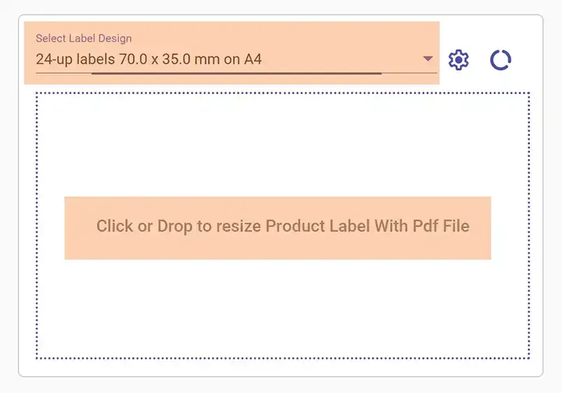 Upload PDF area