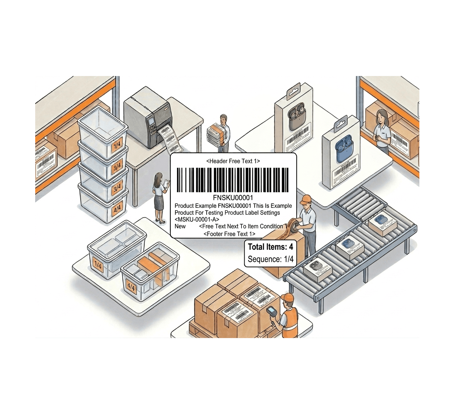 Customized Product Label for E-Commerce Sellers