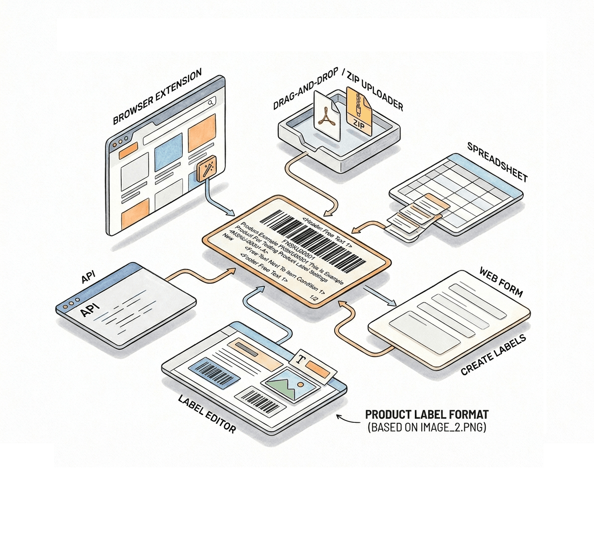 Multiple Ways to Generate Product Labels with Label Resizer