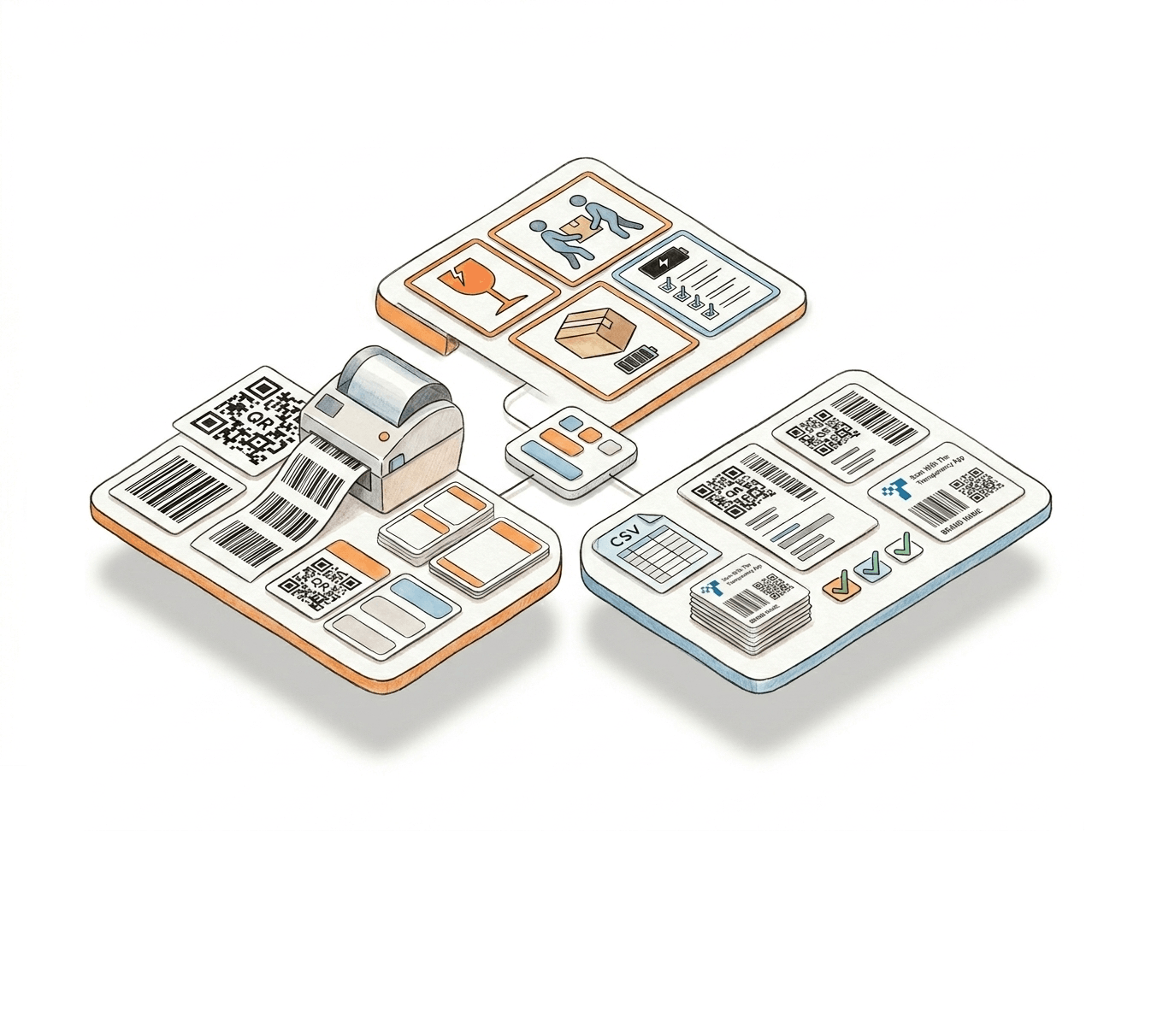 Standalone Barcode and Compliance Label Makers