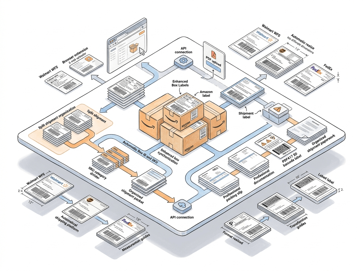 Amazon FBA Shipment Labelling Solution by Label Resizer