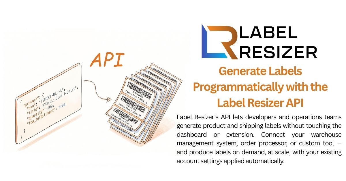 Label Generation API - Label Resizer